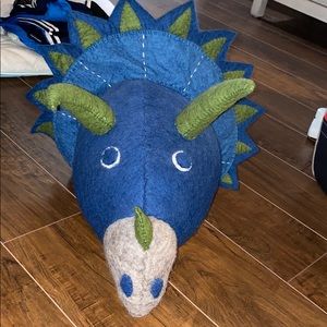 Pottery Barn kids wall-mounted triceratops